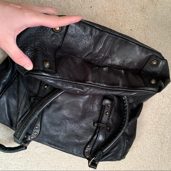 All Saints black leather bag - Picture 4 of 8